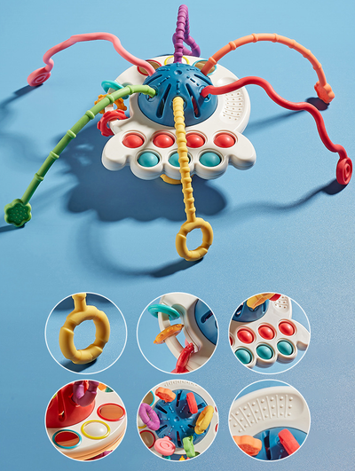 Montessori Silicone Pulling Toy