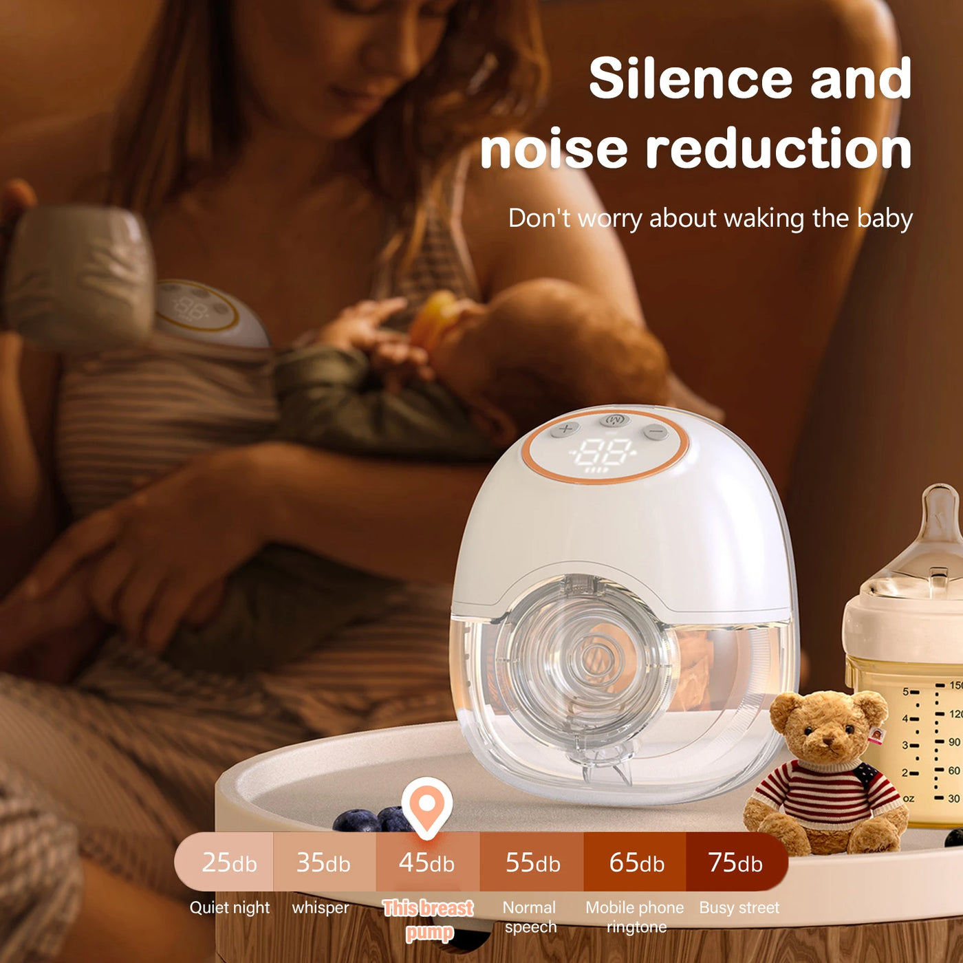 All-in-one Wearable Breast Pump