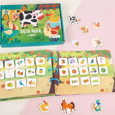 Montessori Sticker Busy Book