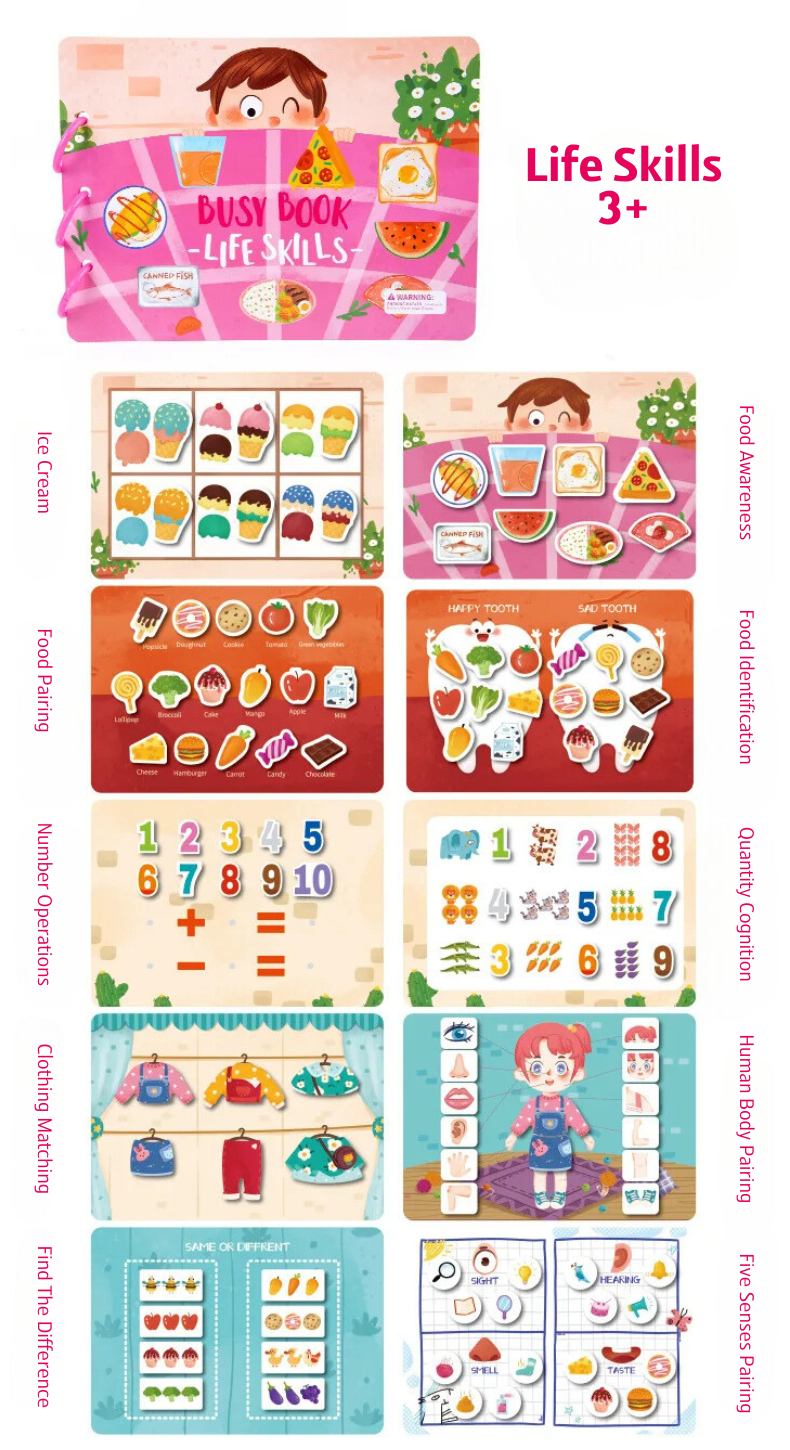 Montessori Sticker Busy Book