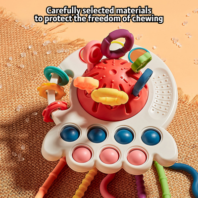 Montessori Silicone Pulling Toy