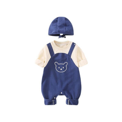 Baby Autumn New Splicing Jumpsuit