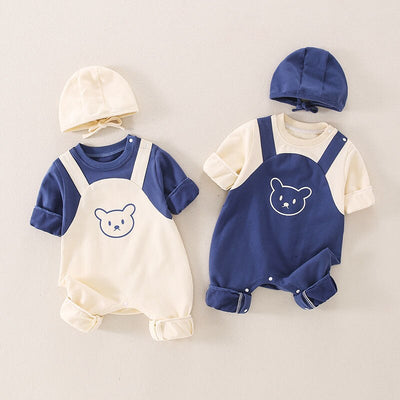 Baby Autumn New Splicing Jumpsuit