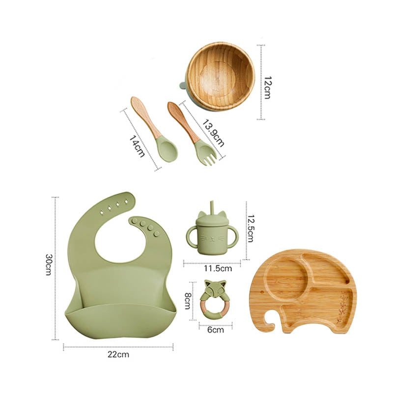 Silicone Baby Feeding Set - Little Baby Island