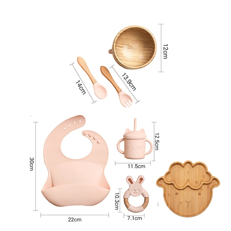 Silicone Baby Feeding Set - Little Baby Island