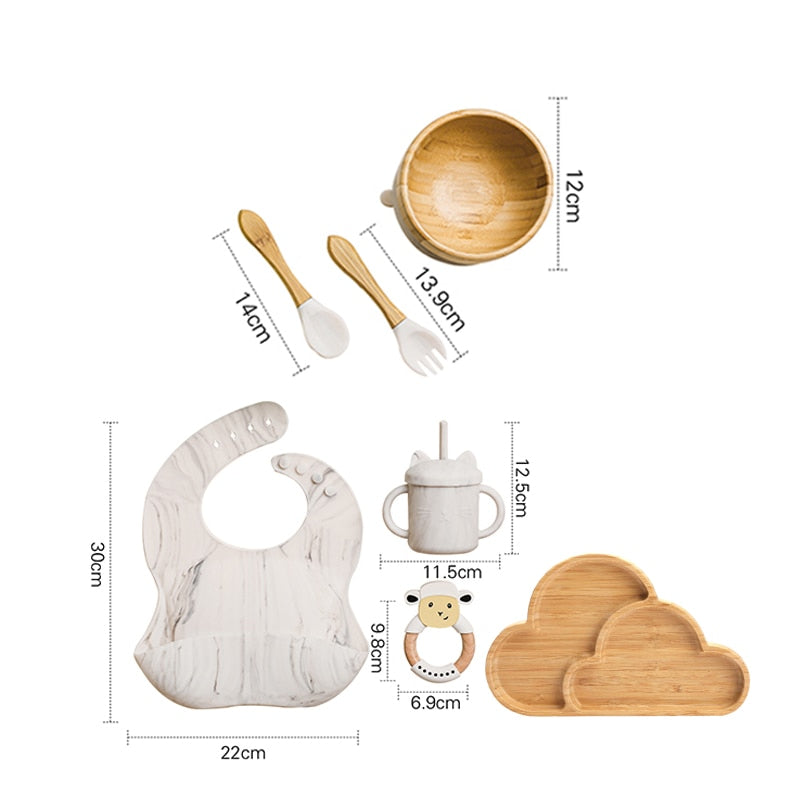 Silicone Baby Feeding Set - Little Baby Island