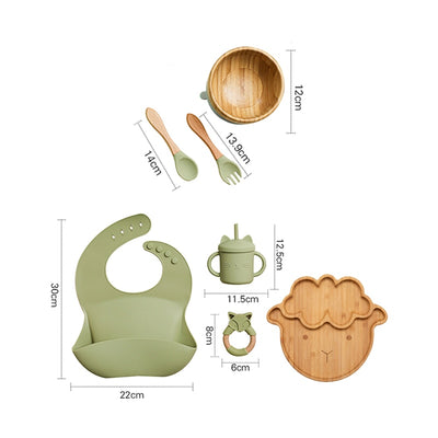 Silicone Baby Feeding Set - Little Baby Island