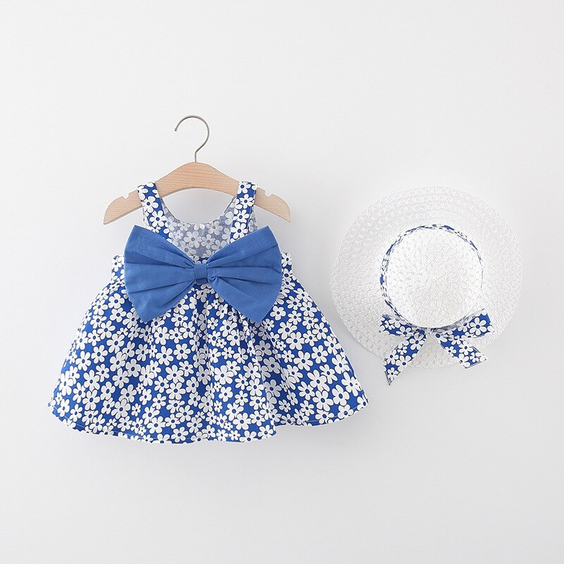 Toddler Dresses+Sunhat - Little Baby Island